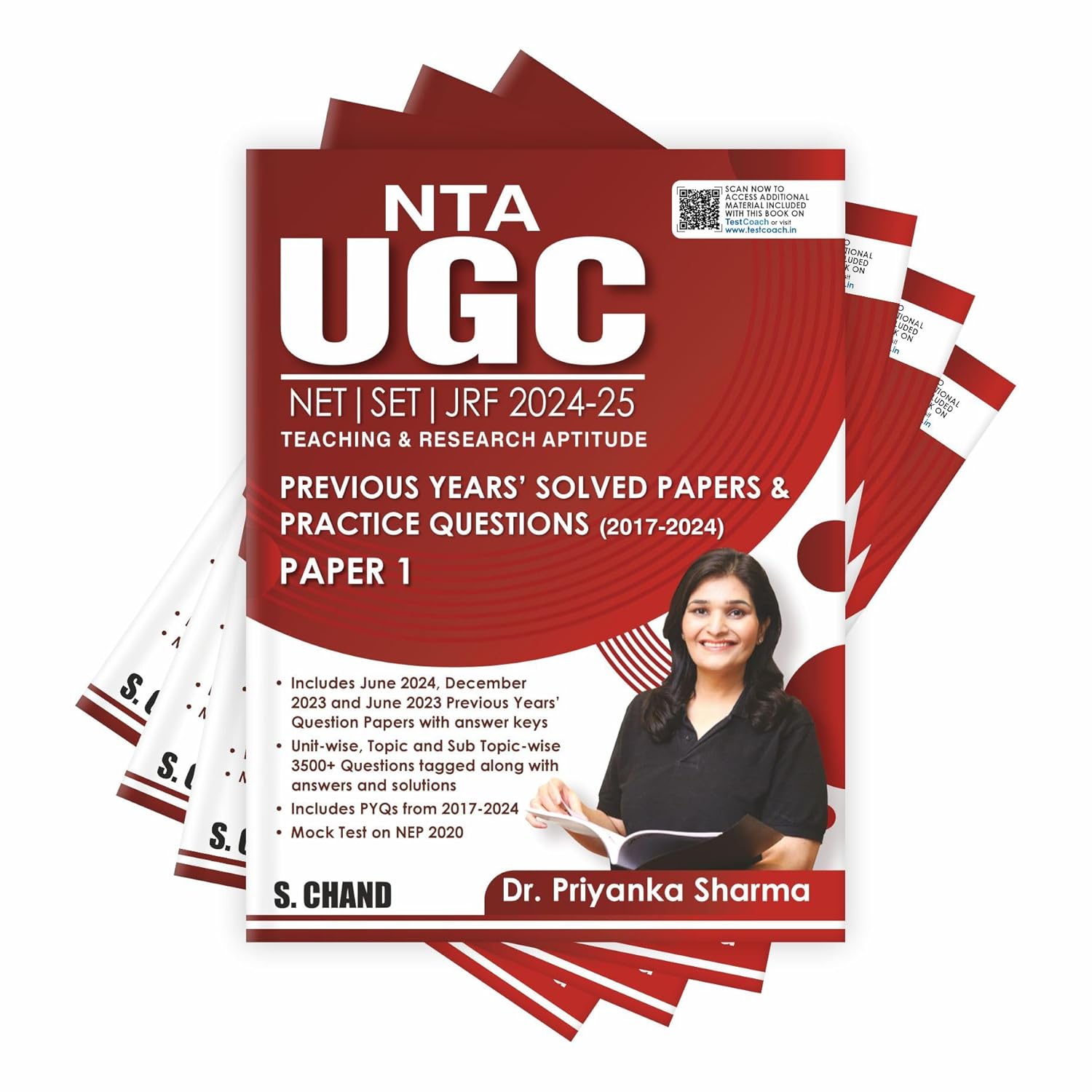 NTA UGC NET Paper 1 Teaching & Research Aptitude Book 2024-2025 | 3500+ Questions | PYQ Solved Papers with Answers | NET/SET/JRF | English Medium | S Chand