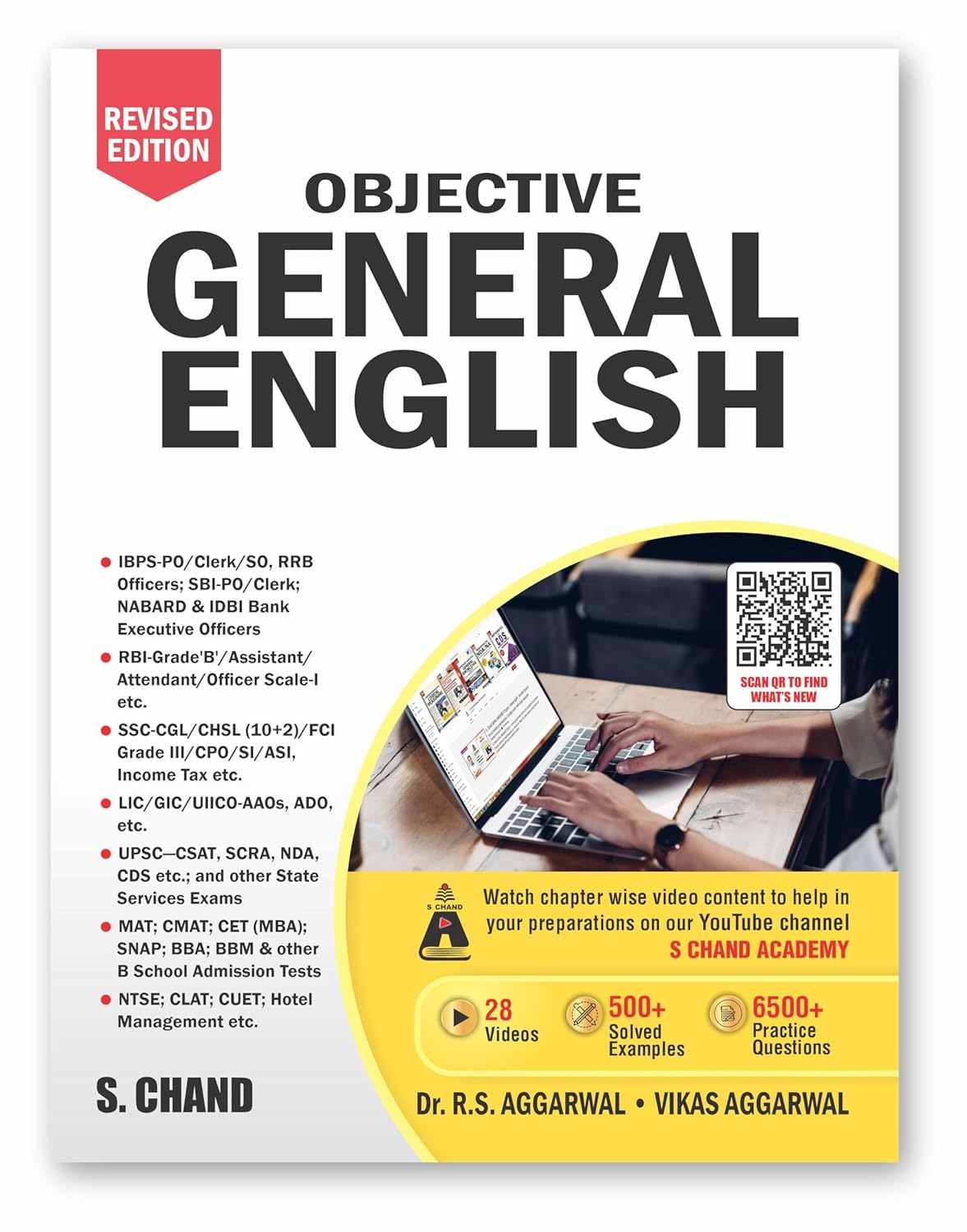 Objective General English Book 2023 (Fully Revised Video Edition) | SSC, Banking, Railway, CTET, MBA & Competitive Exams Guide