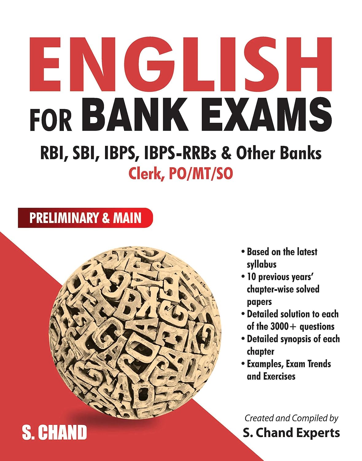 English for Bank Exams Book | English Language & Grammar Guide for IBPS, SBI, PO & Clerk Exams | Practice & Reading Book