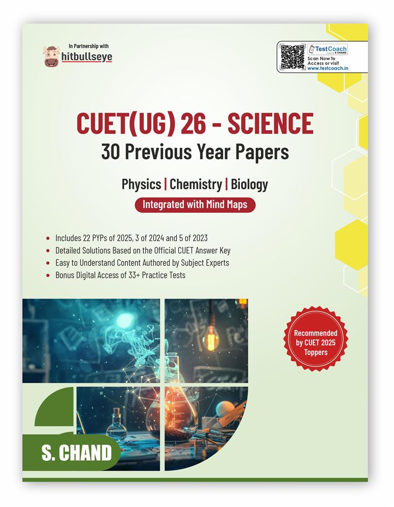 CUET (UG) 2026 Science : 30 PYP Previous Year Papers | Physics + Chemistry + Biology PCB