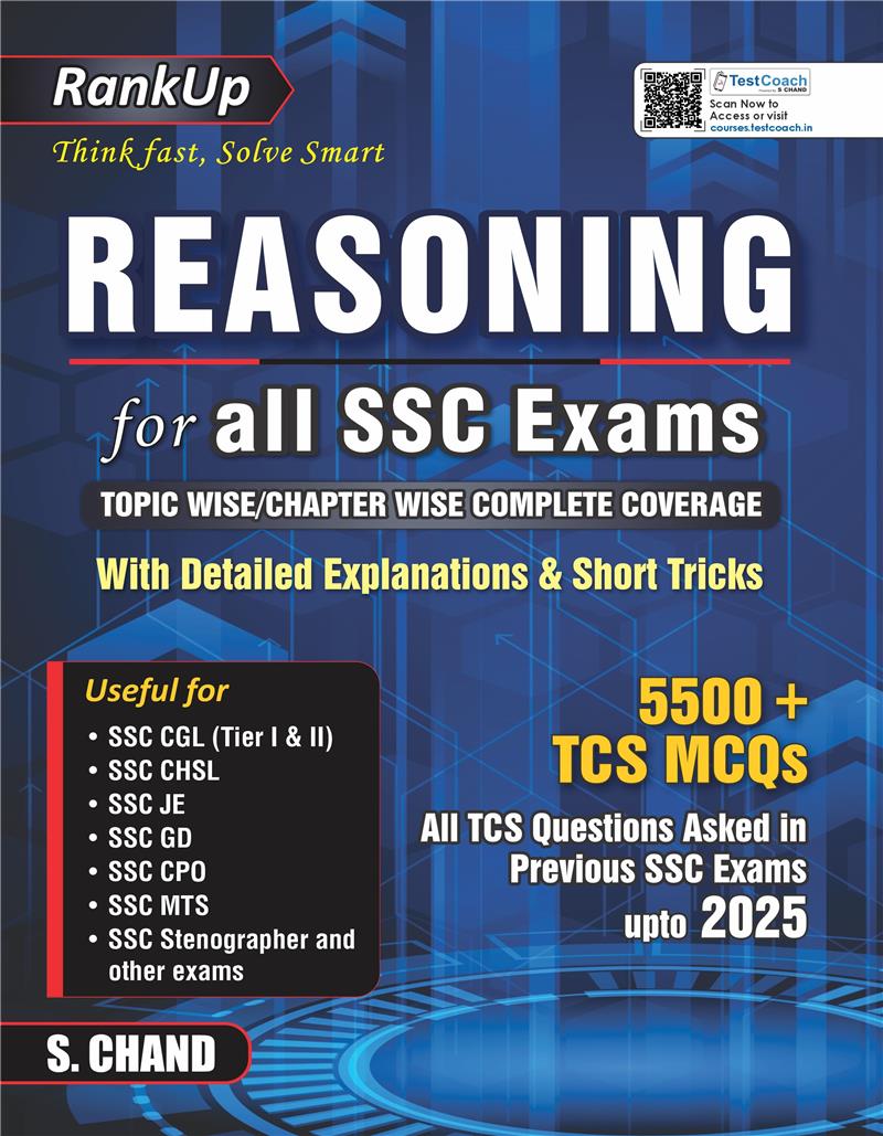 RankUp Reasoning for all SSC Exams with Detailed Explanations & Short Tricks | 5500+ TCS MCQs | PYQ