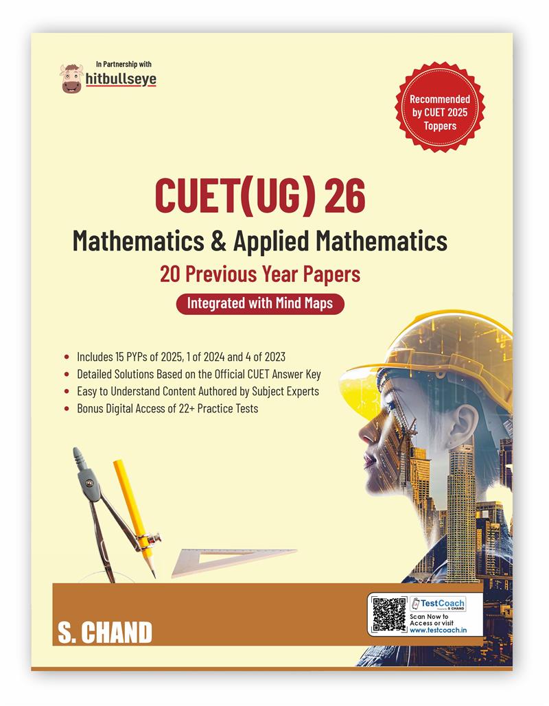 CUET (UG) 2026 Mathematics & Applied Mathematics : 20 PYP Previous Year Papers