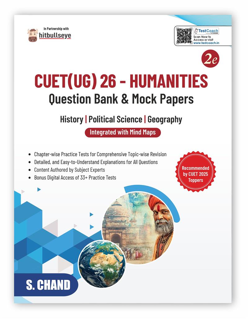 CUET UG 2026 Humanities 2e (Question Bank & Mock Papers) History + Political Science + Geography