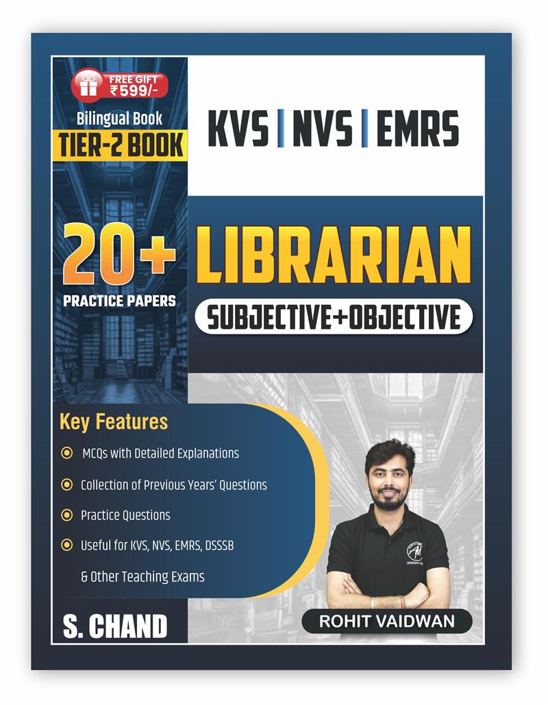 Librarian (Subjective + Objective) Tier 2 for KVS/NVS/EMRS | 20+ Practice Papers