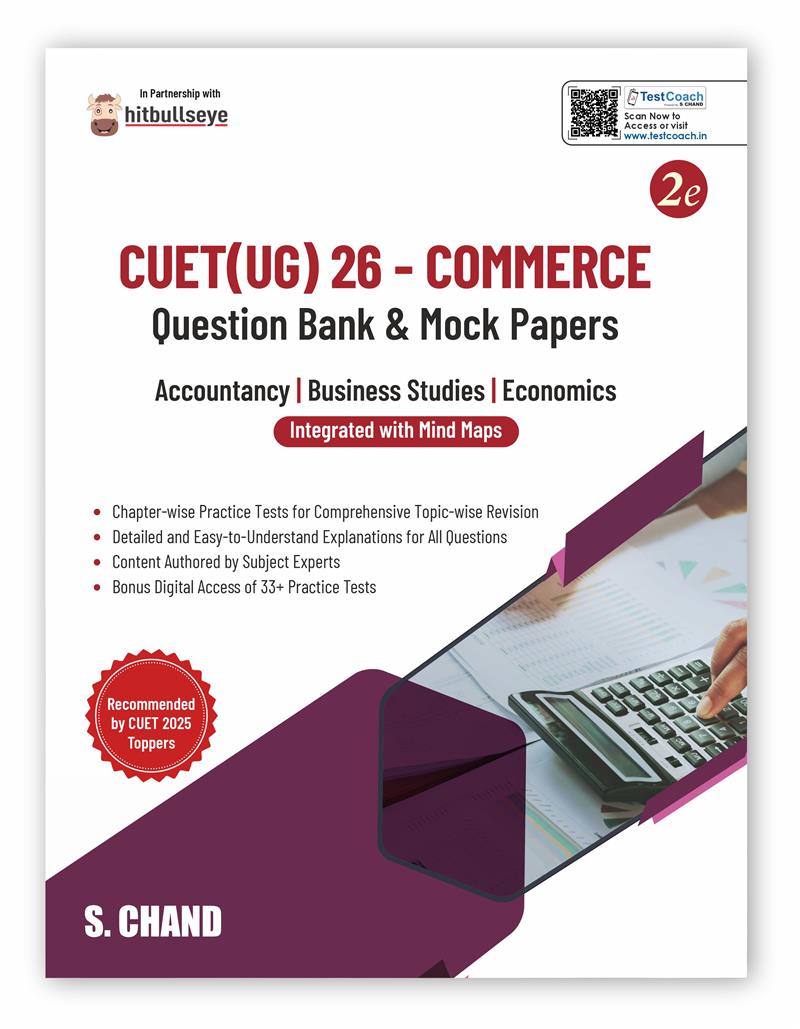 CUET UG 2026 Commerce 2e (Question Bank & Mock Papers) Accountancy + Business Studies + Economics