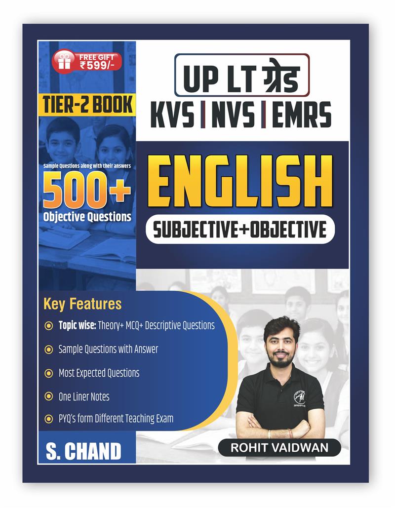 English (Subjective + Objective) Tier 2 for UP LT Grade KVS/NVS/EMRS | 500+ Objective Questions
